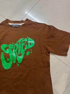 Brown Graphic T-Shirt