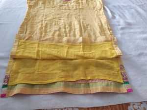 Yellow Suit Set With Salwar