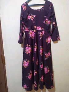 Floral Anarkali Suit