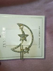 Moon N Star Hair Clip