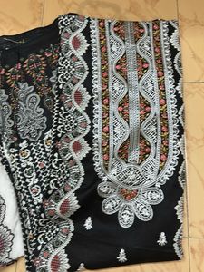 Self Embroidery Dress Material
