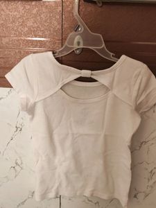 Girls&#39; T-shirt (White &amp; Mint green)