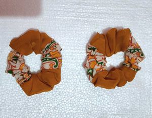 10 Colorful Scrunchie Set