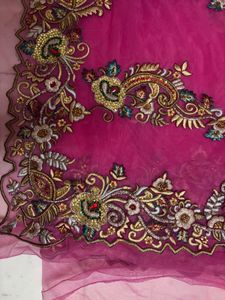 Embroidered saree