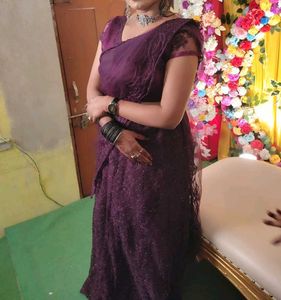 Purple Designer Lehenga