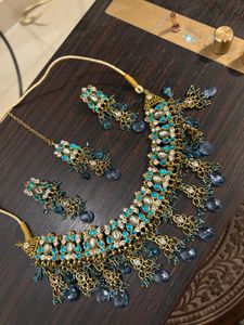 Blue Stone Jewelry Set