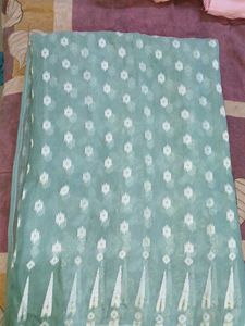 Light Blue Printed Fabric