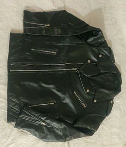 Black Biker Jacket