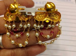 Silver with 18kt Gold plated Earrings