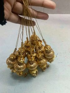 Golden Decorative Tassels (latkan)