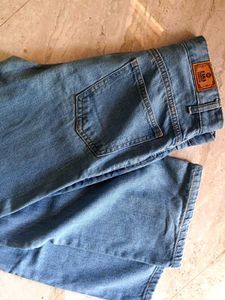 Denim Straight Pants