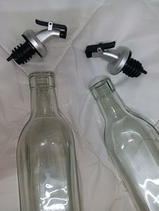 Glass Oil Dispenser Combo Of Two-New With Tag