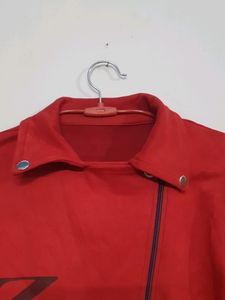 Zara Red Velvet Jacket