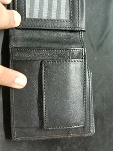 Classic Black Leather Wallet
