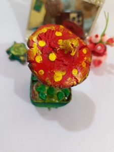 Handmade Mushroom Figurine