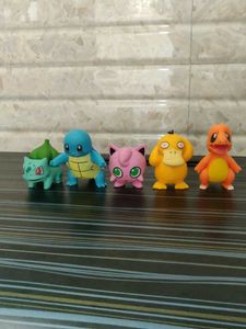 Pokemon Charector Toy 5 Piece