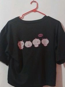 Cute Graphic Print T-Shirt