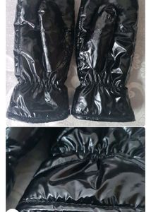 Zara Dress, Hnm Jacjet And Mittens