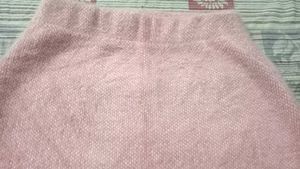 Korean Pink Fur Skirt
