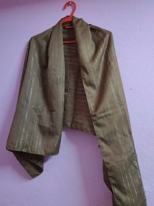 Soft Crepe Striped Scarf