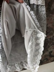 Lace Crochet Y2k Vintage Layered Net Top/ Dress