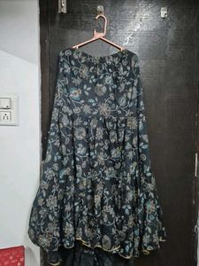 Floral Print Ethnic Skirt