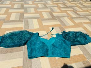 green blouse