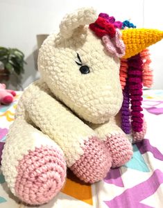 Crochet Unicorn Plushie Amigurumi