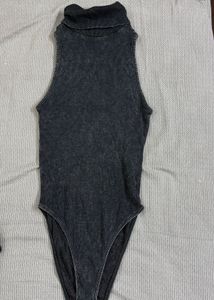 ZARA Sleeveless Ribbed Bodysuit