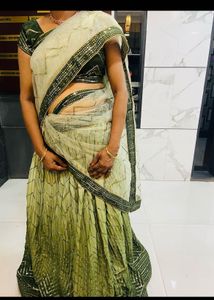Lehenga And Saree 2 In One