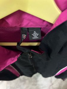 Vintage Black &amp; Pink Track Jacket