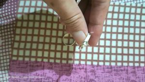 Silver Ring with Gemstones