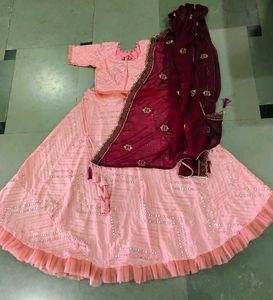 Pink Lehenga Choli Set