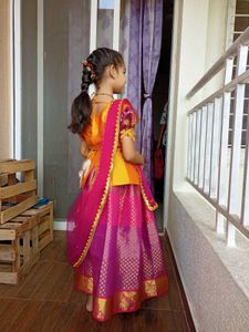 Girls Ethnic Gown - Festive Ready