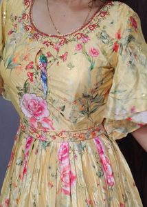 Ethnic Indo Western Beautiful Gown