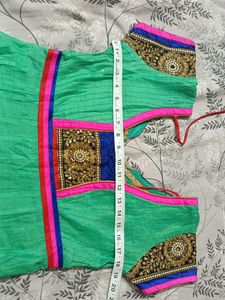 Gorgeous Green Embroidered Anarkali