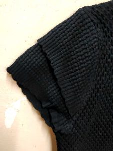 Black Textured T-Shirt