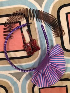 Striped Purple Headband