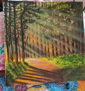 An Oil Pestle Drawing