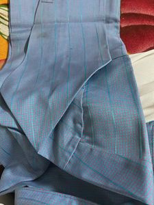 Vintage Blue Striped Shirt