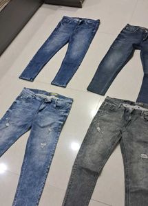 Stylish Blue Denim Jeans combo