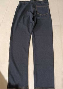 Men's Black Straight Fit Jeans, 28 Size