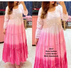 Beautiful Long Anarkali For Chubby Girls.💗