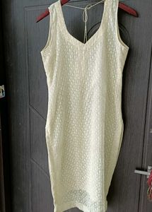 Elegant Light Yellow Kurti