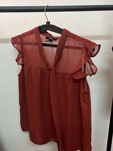 Perfect For Summer-Rust Top