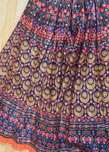 One Time Used Silk Ethnic Skirt