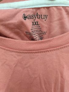 Peach &#39;Misfits&#39; Graphic Tee/ t shirt