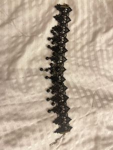 Black Choker Necklace Set