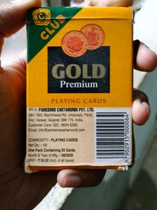 Gold Premium Playing Cards