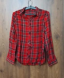 Women Red Checked Shirt